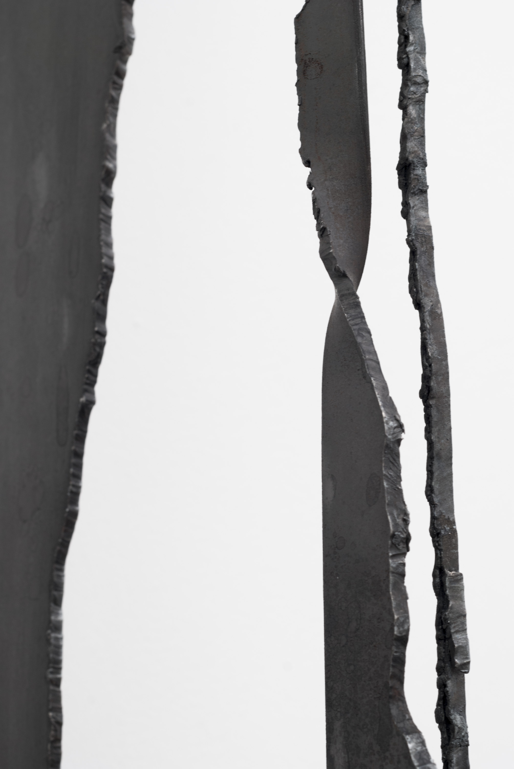 Cascade (detail), Nickel plated Mirror polished steel, Dry Graphite Lube finished Steel, 62