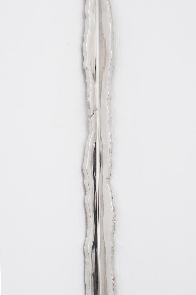 Esquina (detail), Nickel plated mirror polished steel, 134